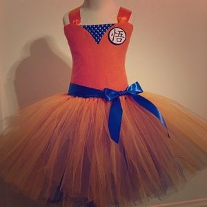 New handmade tutu dragon ball z inspired